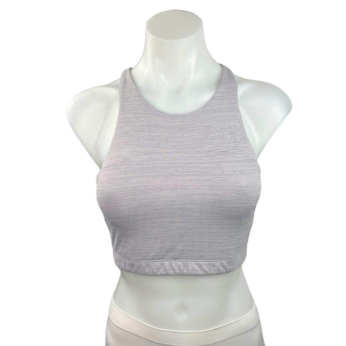 Outdoor Voices Purple Pastel High Neck Racerback Yoga Athletic Sports Bra Sz Xs